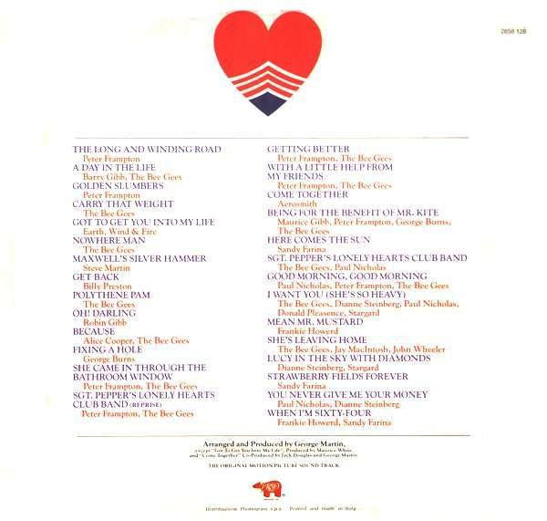 Various – Sgt. Pepper's Lonely Hearts Club Band (LP, Album, Italy - 1978)