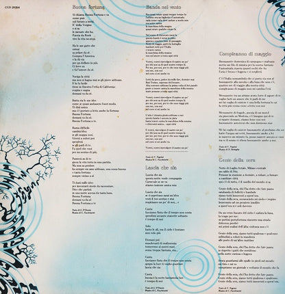 Pooh – Buona Fortuna (LP, Album, Italy - 1981)