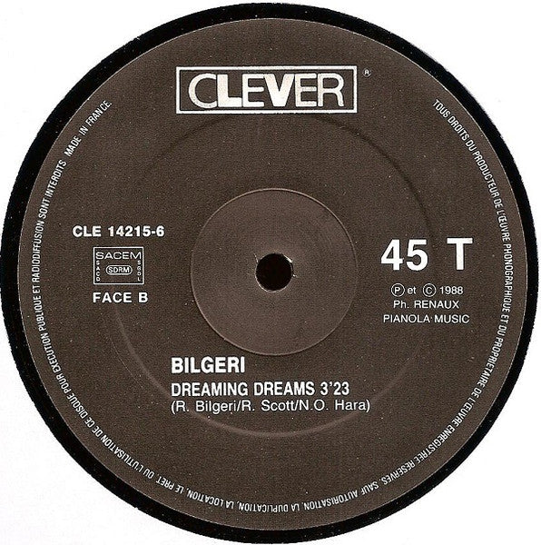 Bilgeri – Missing You (12", France - 1988)