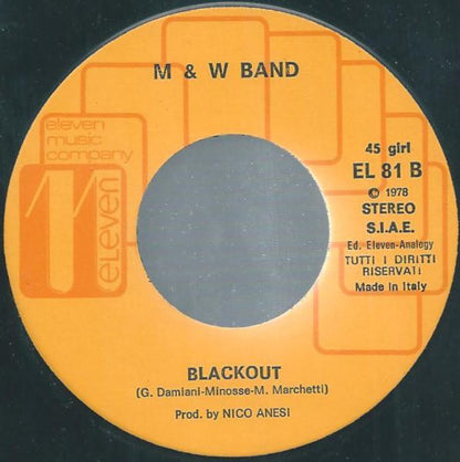 M & W Band – Danger (7", Italy - 1978)