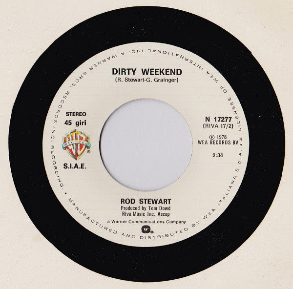Rod Stewart – Da "Ya" Think I'm Sexy? (7", Italy - 1978)
