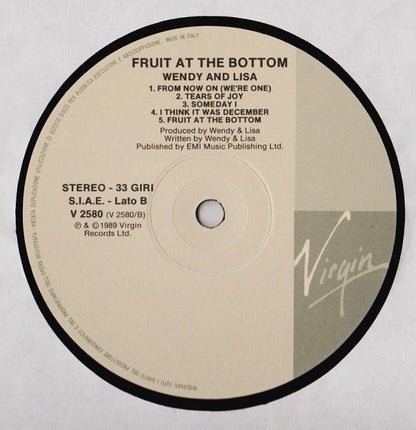 Wendy & Lisa – Fruit At The Bottom (LP, Album, Italy - 1989)