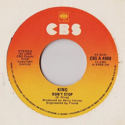 King – Love & Pride (7", Italy - 1985)