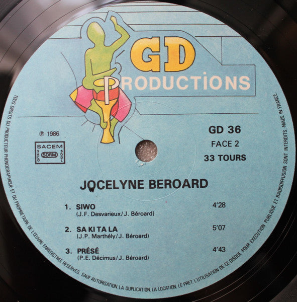 Jocelyne Beroard – Siwo (LP, Album, France - 1986)