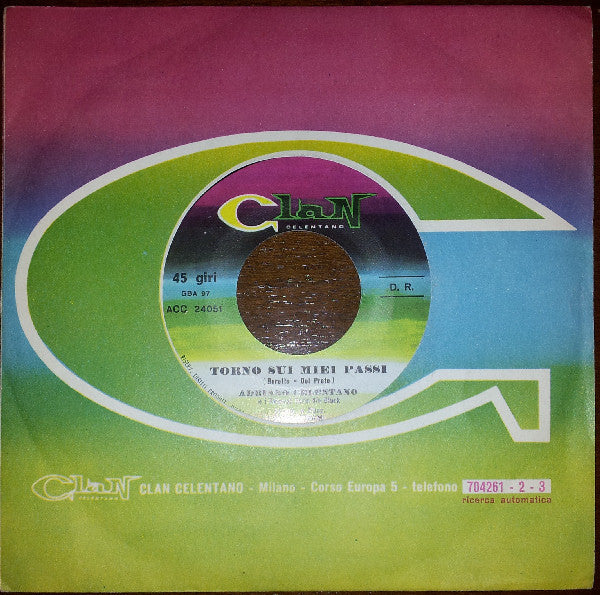 Adriano Celentano, I Ragazzi Della Via Gluck – La Coppia Più Bella Del Mondo (7", Italy - 1967)