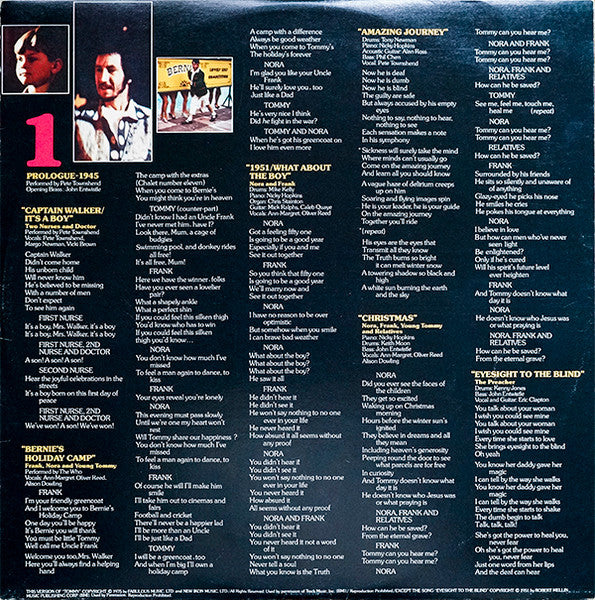 Various – Tommy (Original Soundtrack Recording) (LP, Album, US - 1975)