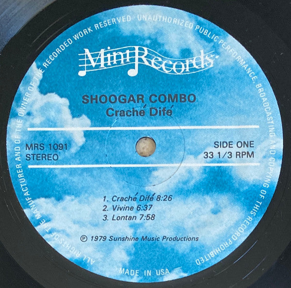Shoogar Combo – Craché Difé (LP, Album, US - 1979)