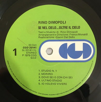Rino Dimopoli – Se Nel Cielo...Oltre Il Cielo (LP, Album, Italy - 1979)