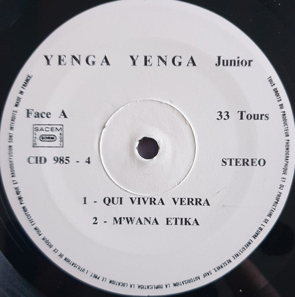 Yenga Yenga, Zaiko Langa Langa – Qui Vivra Verra (LP, France)