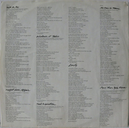 Anita Baker – Compositions (LP, Album, Italy - 1990)