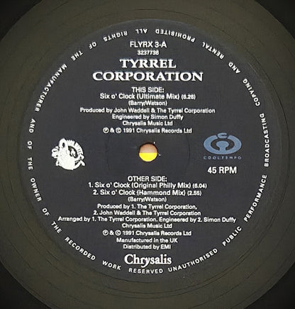 The Tyrrel Corporation – Six O'Clock (12", UK - 1991)