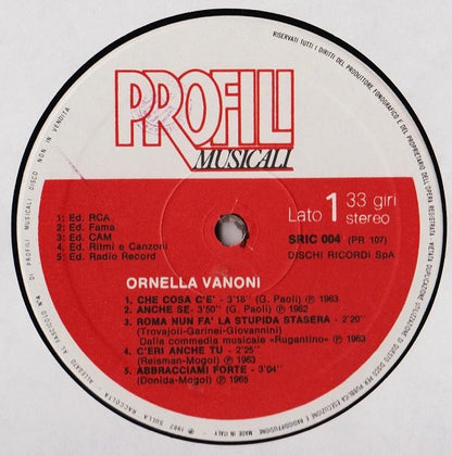Ornella Vanoni – Ornella Vanoni (LP, Compilation, Italy - 1982)