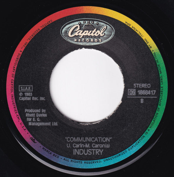 Industry (2) – State Of The Nation / Communication (7", Italy - 1983)