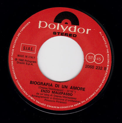 Enzo Malepasso – Resto Con Te (7", Italy - 1980)