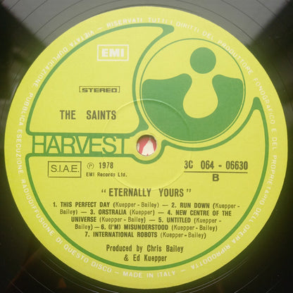 The Saints (2) – Eternally Yours (LP, Album, Italy - 1978)