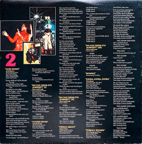 Various – Tommy (Original Soundtrack Recording) (LP, Album, US - 1975)