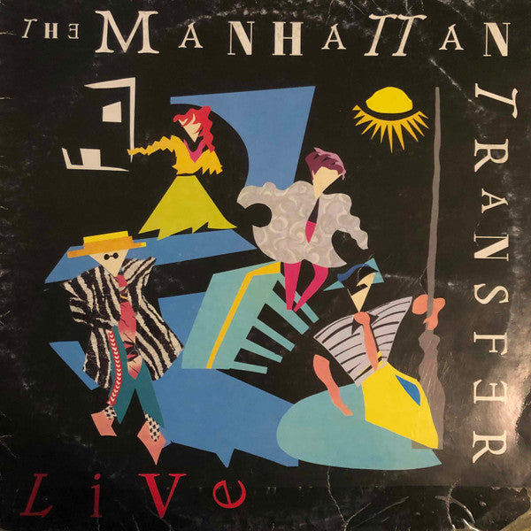 The Manhattan Transfer – Live (LP, Album, Italy - 1987)