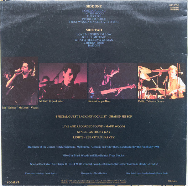 Blue Ruin – Strange Things In The Corner (LP, Album, Australia - 1989)