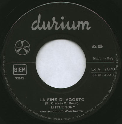 Little Tony – Non Aspetto Nessuno (7", Italy - 1964)