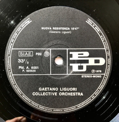 Gaetano Liguori Collective Orchestra – Gaetano Liguori Collective Orchestra (LP, Italy - 1976)