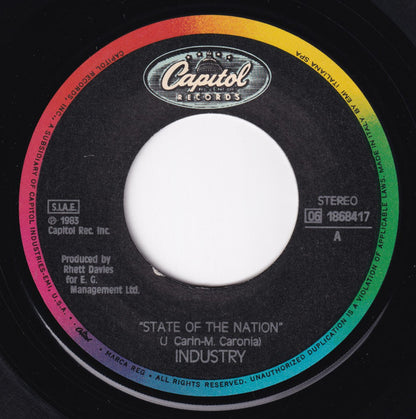 Industry (2) – State Of The Nation / Communication (7", Italy - 1983)
