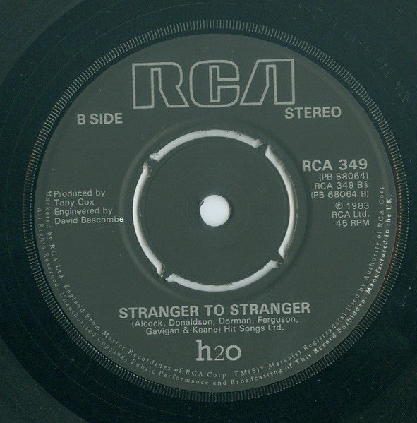 H2O (8) – Just Outside Of Heaven (7", UK - 1983)