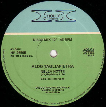Aldo Tagliapietra – Dance Story  (12", Italy - 1984)