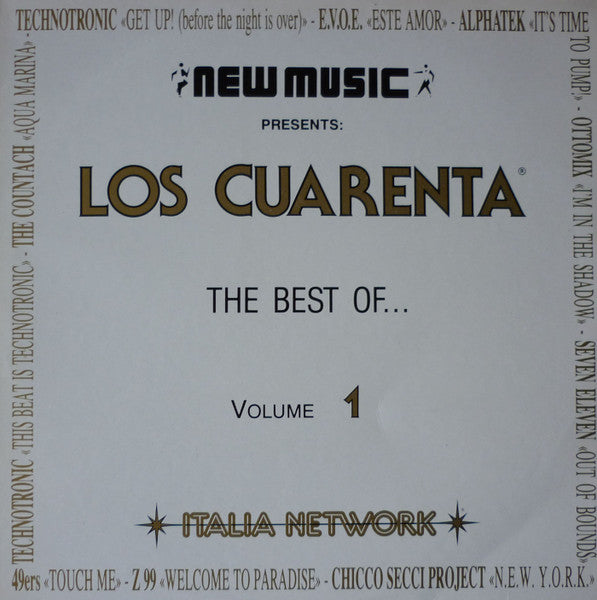 Various – Los Cuarenta - The Best Of... Volume 1 (LP, Compilation, Italy - 1990)