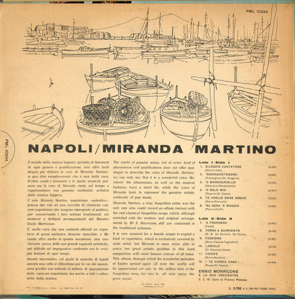 Miranda Martino – Napoli (LP, Album, Italy - 1963)