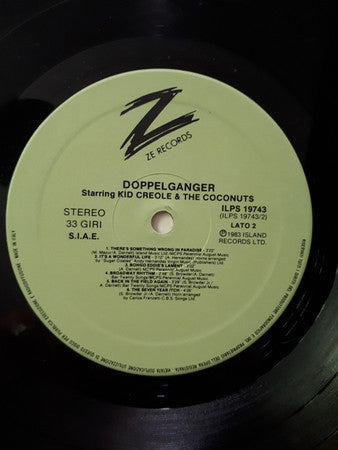 Kid Creole And The Coconuts – Doppelganger (LP, Album, Italy - 1983)