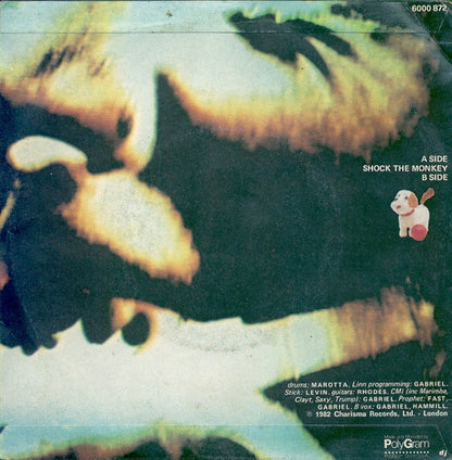 Peter Gabriel – Shock The Monkey (7", Italy - 1982)