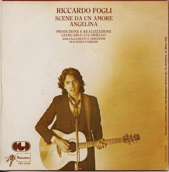 Riccardo Fogli – Scene Da Un Amore (7", Italy - 1980)