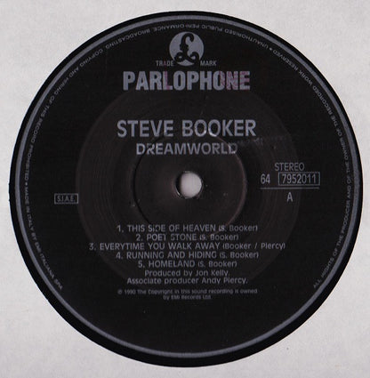 Steve Booker – Dreamworld (LP, Album, Italy - 1990)