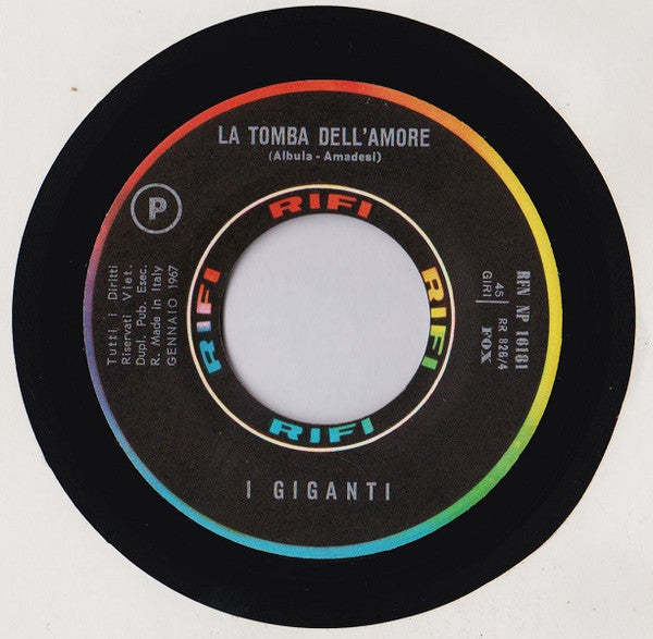 I Giganti – Proposta (7", Italy - 1967)