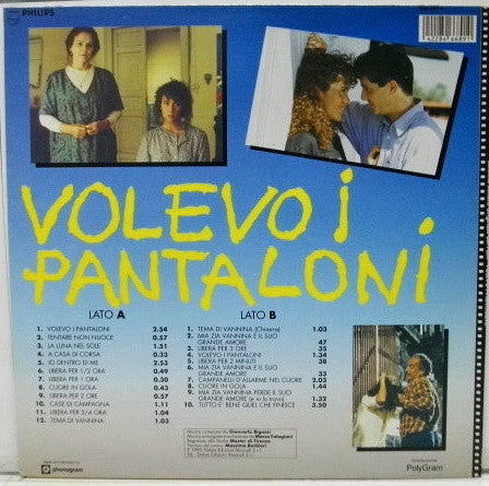 Giancarlo Bigazzi – Volevo I Pantaloni (Colonna Sonora Originale Del Film) (LP, Album, Italy - 1990)