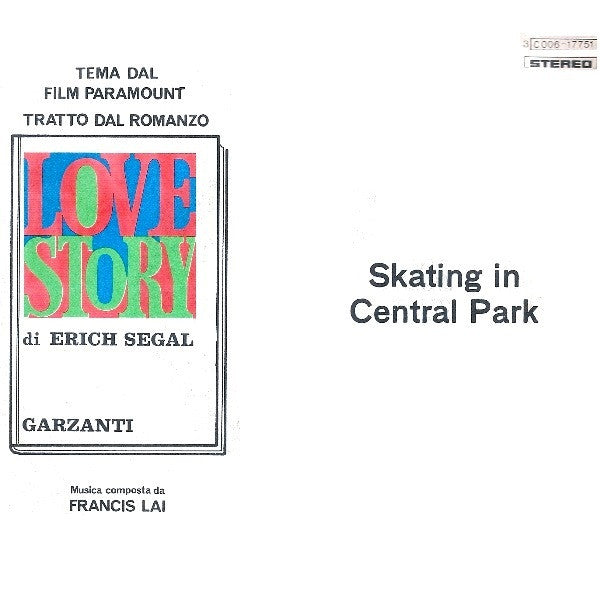 Vincenzo Tempera – Love Story (Tema Dal Film Paramount "Love Story") (7", Italy - 1971)