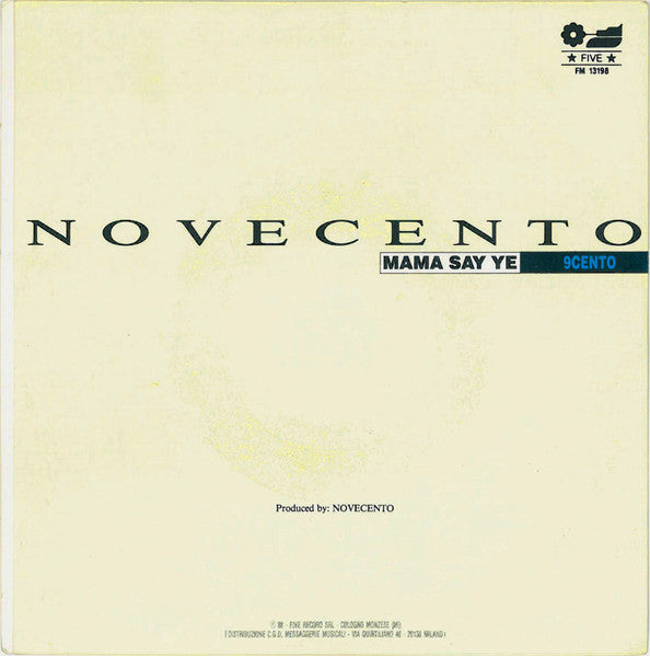 Novecento – Broadway (7", Italy - 1988)