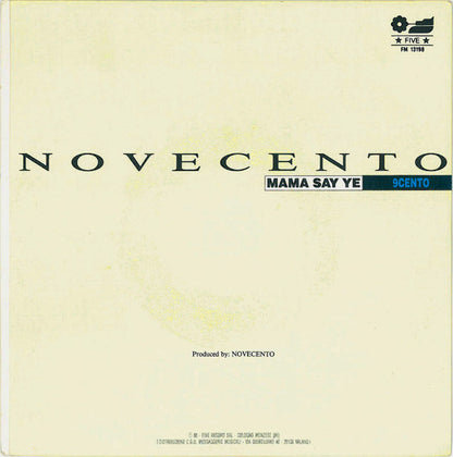 Novecento – Broadway (7", Italy - 1988)