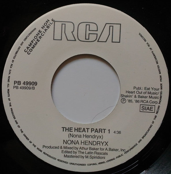 Nona Hendryx – I Need Love (7", Italy - 1986)
