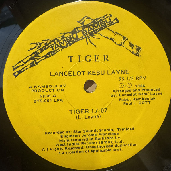 Lancelot Layne – Tiger (12", Barbados - 1986)