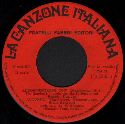 Various – La Canzone Italiana - N° 34 (7", Italy - 1970)
