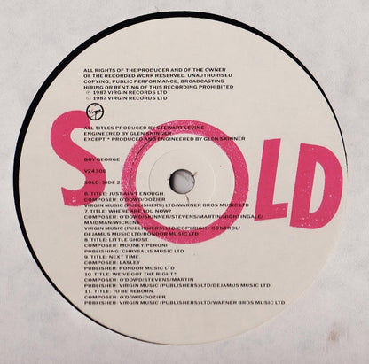 Boy George – Sold (LP, Album, Italy - 1987)