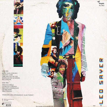 Leo Sayer – Living In A Fantasy (LP, Album, South Africa - 1980)