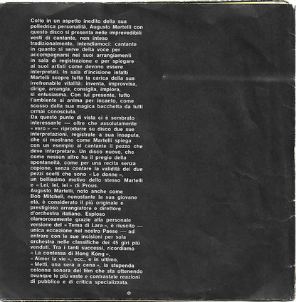 Augusto Martelli – Le Donne / Lei, Lei, Lei (7", Italy - 1969)
