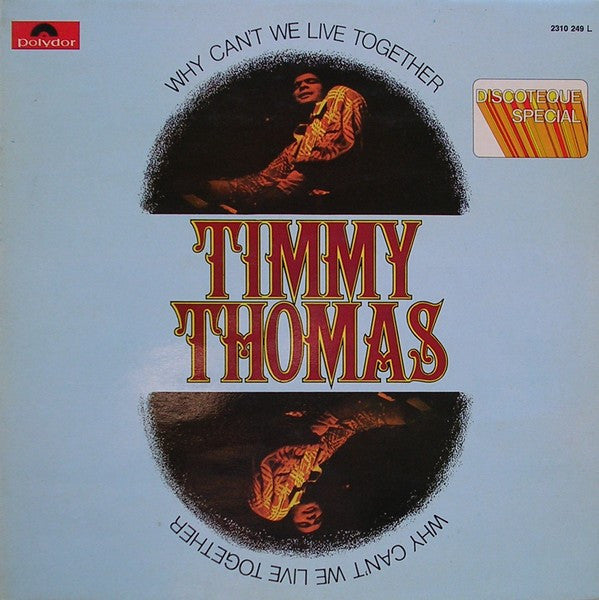 Timmy Thomas – Why Can't We Live Together (LP, Album, Italy - 1973)