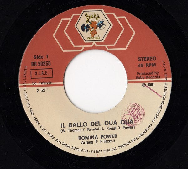 Romina Power – Il Ballo Del Qua Qua  (7", Italy - 1981)