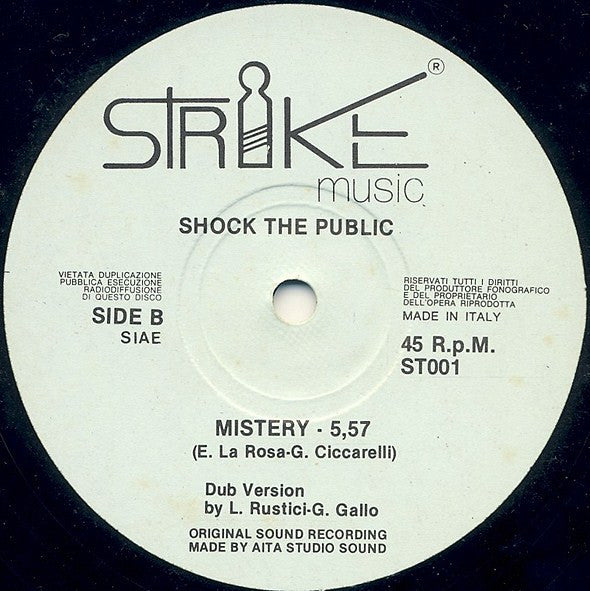 Shock The Public – Mistery (12", Italy - 1987)