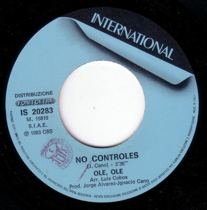 Ole Ole – No Controles (7", Italy - 1983)