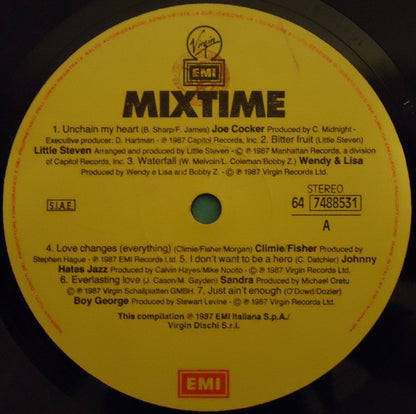 Various – Mixtime (LP, Compilation, Italy - 1987)