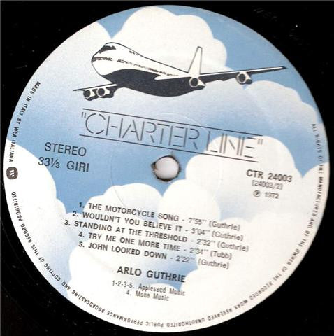 Arlo Guthrie – Arlo Guthrie (LP, Reissue, Compilation, Italy)